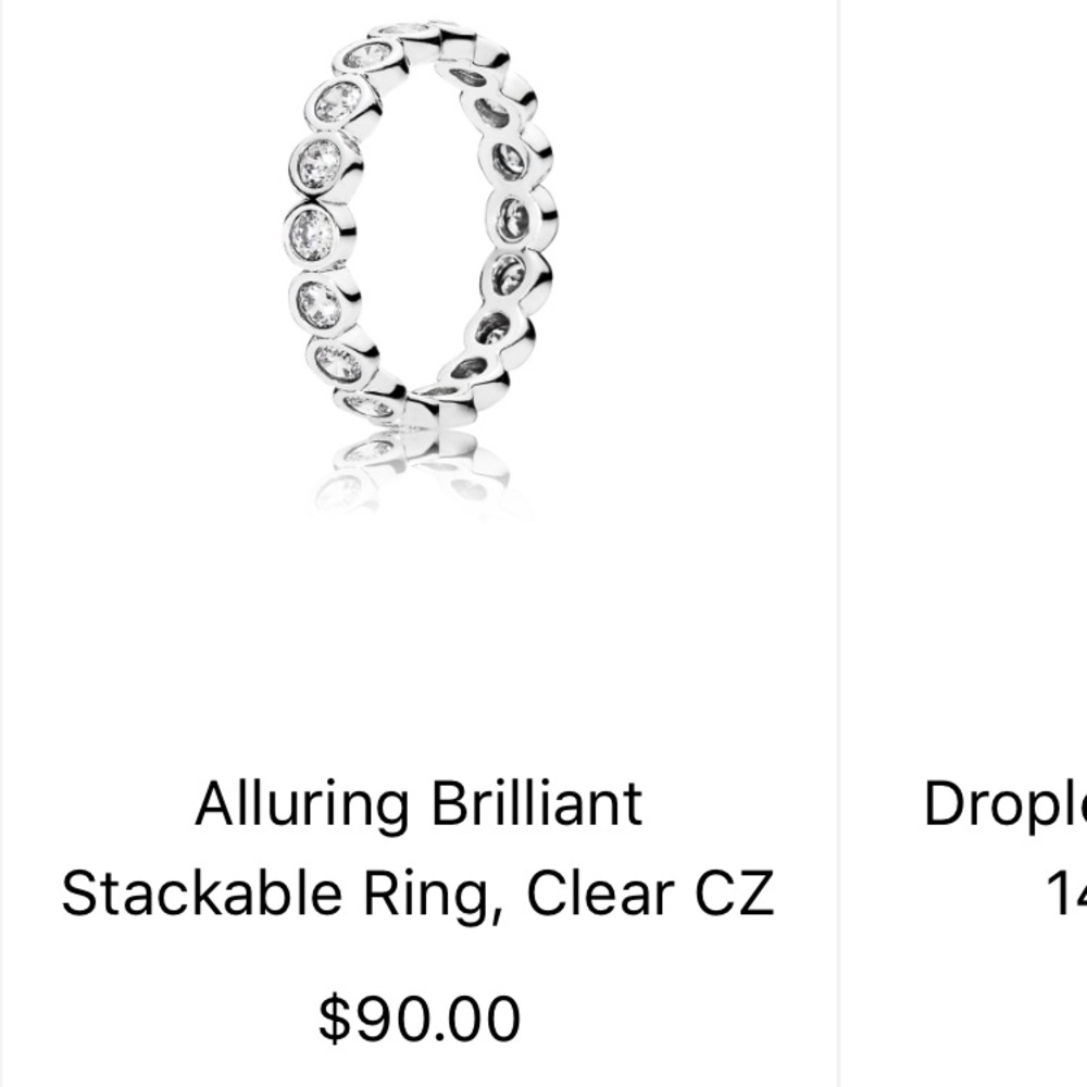 Pandora Alluring Brilliant Stackable Ring